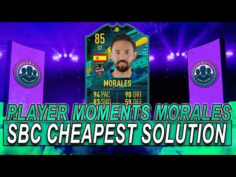 FIFA 20 PLAYER MOMENTS MORALES SBC CHEAPEST SOLUTION! | FIFA 20 SBC CHEAP | FIFA 20 ULTIMATE TEAM