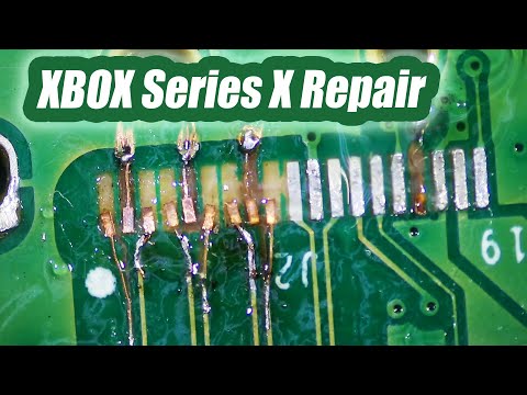 XBOX Series X HDMI port Replacement with 10 ripped pads.