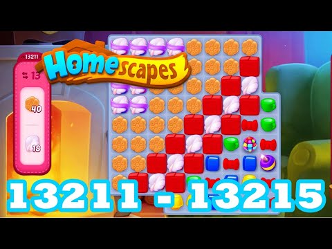 Homescapes Level 13211 - 13215 HD 3 - match puzzle Gameplay | android | IOS | 13212 | 13213 | 13214