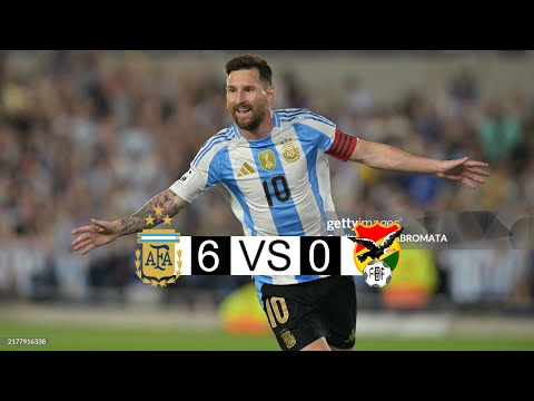 Argentina vs Bolivia  | 6-0 | extended highlights and Goals | world cup qualifier 2026