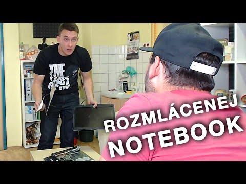 ROZMLÁCENEJ NOTEBOOK PRANK