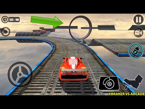 Impossible Car Tracks 3D: Red Car Driving Stunts Levels 11, 12 & 13 - Android Gameplay 2020