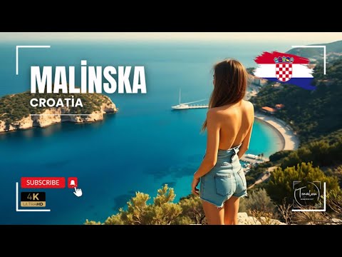 4K Discover Malinska: Krk Island's Coastal Gem & Stunning Promenade