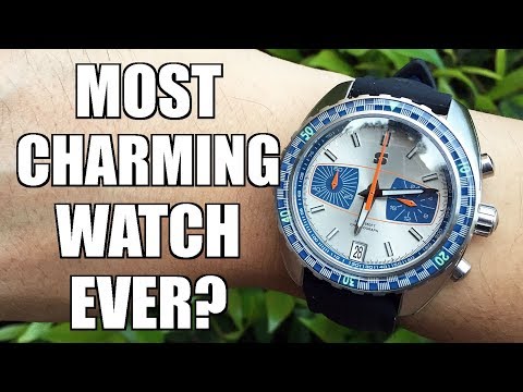 "Retro Race Diver"! Straton Syncro Silver/Blue Chronograph Review - Perth WAtch #229