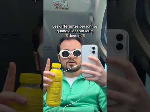 Different people when they do their homework