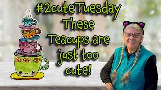 #2cuteTuesday Let's Make Too Cute TEACUPS ☕️ for JUNK JOURNAL FODDER!