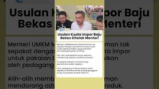 USULAN KUOTA IMPOR BAJU BEKAS DITOLAK! Bagaimana Nasib Pedagang Thrifting?