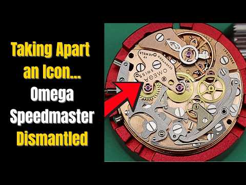 Dismantling a ICONIC Omega Speedmaster Moonwatch in just 10 minutes!