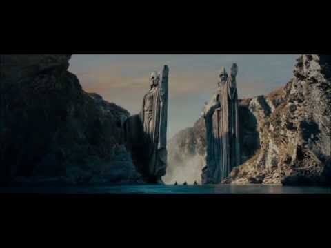 Death of Gandalf in Moria - Anduin river and The Argonath - Alternative soundtrack - LOTR