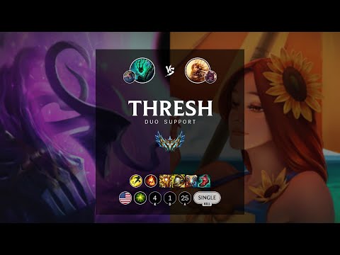 Thresh Support vs Leona - NA Challenger Patch 12.7