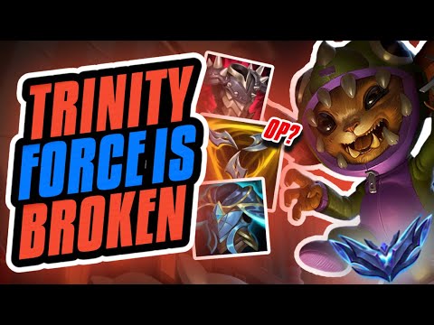 THIS IS WHY TRINITY FORCE IS BROKEN ON GNAR!!! Season 12 Gnar Ranked Gameplay (League Of Legends)