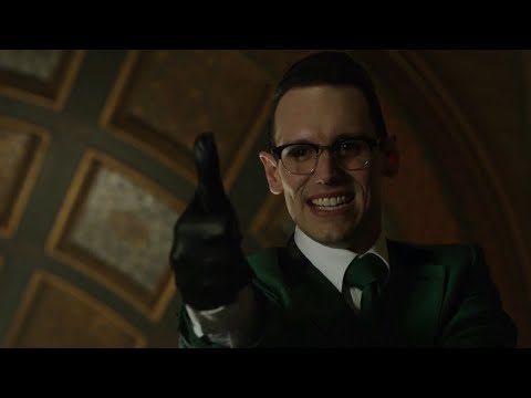 Lucius Fox Plays The Riddlers 3 Question Riddle Game & Saves Harvey (Gotham TV Series)