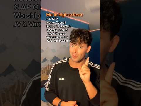 me in high school vs. college… 🤡 #theatre #actor #musical #broadway #thenandnow