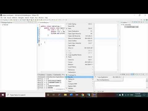 Java Tutorial 7 Math Sqrt