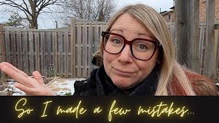 So I made a few GARDENING MISTAKES... | Growing food in small spaces