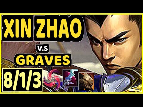 XIN ZHAO vs GRAVES - 8/1/3 KDA JUNGLE GAMEPLAY - NA Ranked DIAMOND
