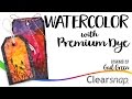 Watercolor With Premium Dye Ink On Tags With Gail Green CHA 2015