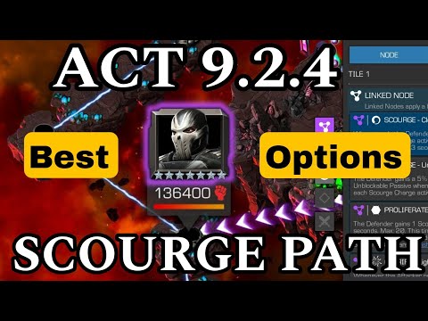 ACT 9.2.4 SCOURGE NODE PATH – BEST CHAMPIONS & STRATEGY!| MCOC | 2025 |