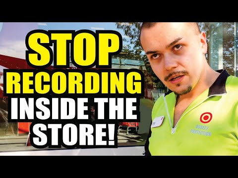 BUSTED FOR FILMING AT TARGET !! 