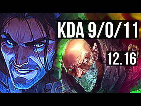 SYLAS vs SINGED (MID) | 9/0/11, Legendary, Rank 11 Sylas | EUW Challenger | 12.16