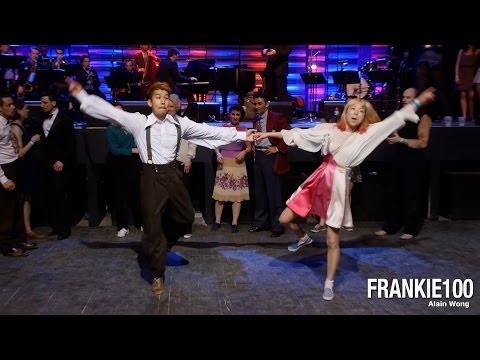Frankie 100 - Hellzapoppin' Lindy Hop Contest Finals with the Gordon Webster band
