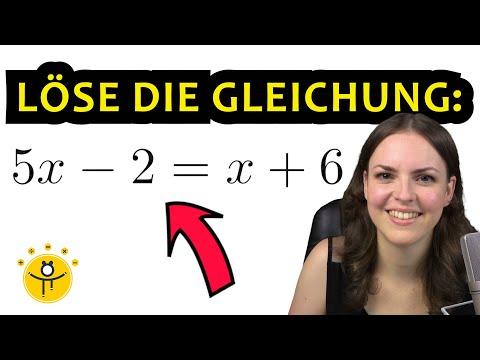LINEARE GLEICHUNG lösen einfach erklärt – viele Beispiele