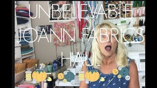 Unbelievable Joann Fabrics Haul!