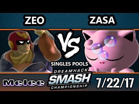 DHATL 17 Melee - Zeo (Captain Falcon) Vs. Zasa (Jigglypuff) SSBM Singles Pools