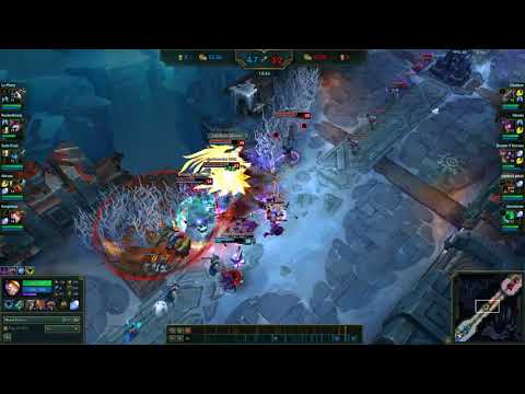 1v4 Swain takes negative damage