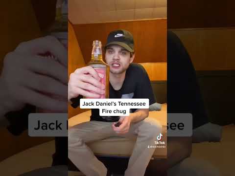 Leach chugs Jack Daniel’s Tennessee Fire after drinking all night