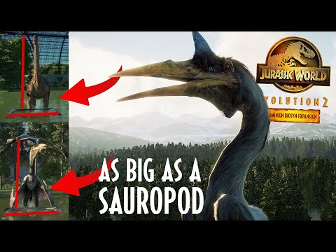 Gentle giant??? QUETZALCOATLUS in Jurassic World Evolution 2 \ JWE2 Dominion Biosyn Expansion