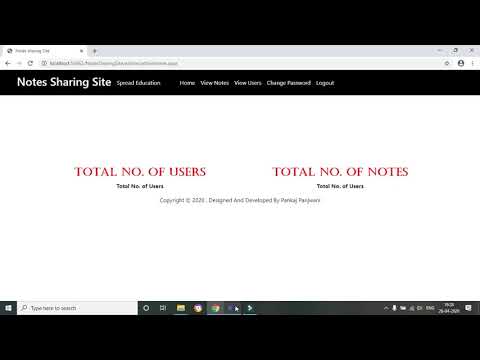 15 ASP NET Project | Notes Sharing Site | Hindi