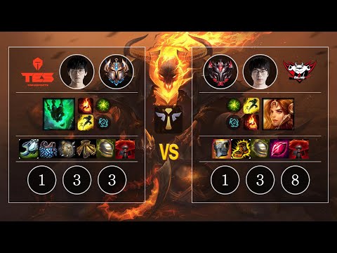 TES yuyanjia Thresh vs JDG LvMao Leona Sup - KR Patch 10.12