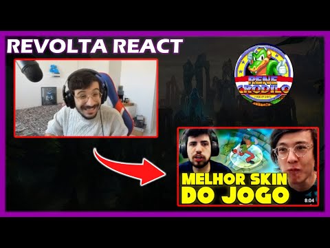 REVOLTA REACT RENECRODILO A MELHOR SKIN DE TODAS, JUKES VS COREANO, ZUERIA TINOWNS COM ROBO