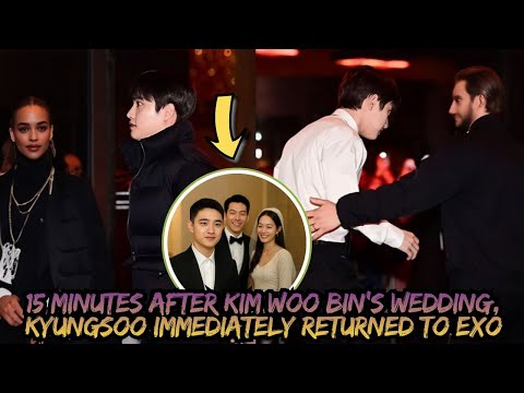 Just 15 Minutes! Kyungsoo's Performance at Kim Woo Bin's Wedding Causes a Stir!