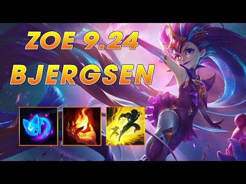 Bjergsen Zoe Mid vs LeBlanc  - NA Diamond Patch 9.24