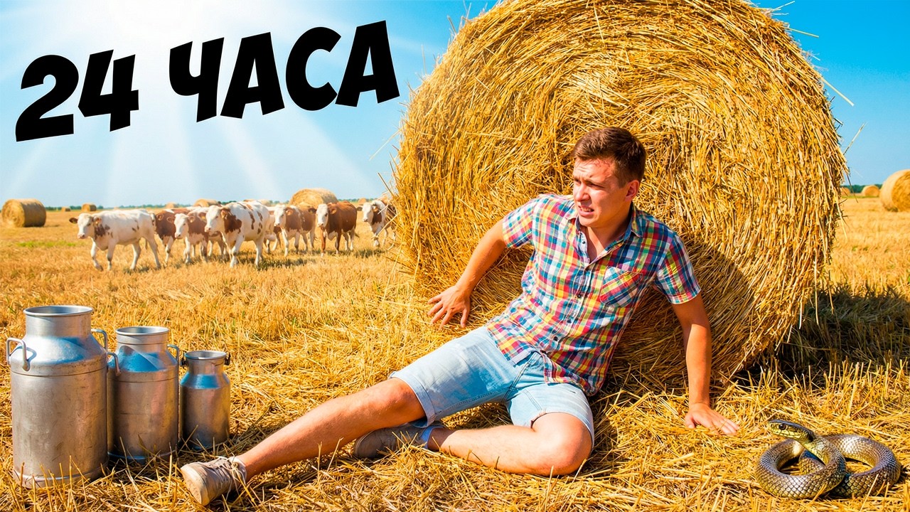 24 ЧАСА В ДЕРЕВНЕ - ВЫЖИВАНИЕ! (Без Денег И Еды)