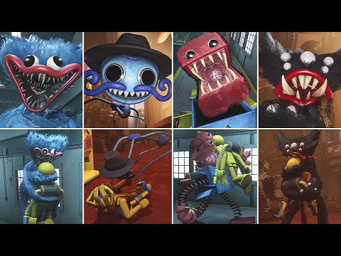 ALL NEW JUMPSCARES 1ST vs 3RD person - Project: Playtime