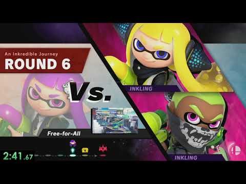 SSBU Classic Mode Inkling 9.9 Speedrun - 4:52