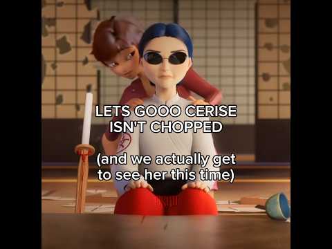 SHES SO PRETTY 😍 #miraculousladybug #cerise #miraculous #ladybug #chrysalis #memes #edit #adrienette