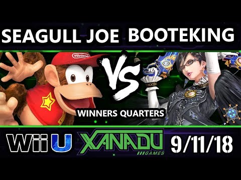 S@X 267 Smash 4 -  Seagull Joe (Diddy Kong) Vs. BootEKing (Bayonetta) Wii U Winners Quarters