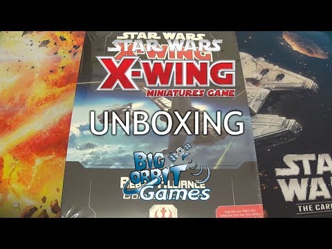 Star Wars X-Wing Miniatures Game Rebel Alliance Conversion Kit Unboxing