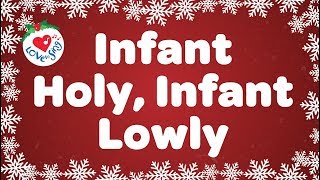 Infant Holy Infant Lowly with Lyrics | Christmas Carol &amp; Song