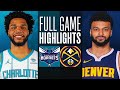 HORNETS at NUGGETS | FULL GAME HIGHLIGHTS | January 1, 2024