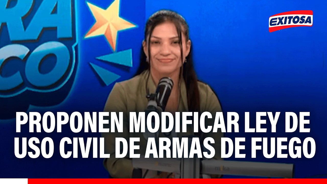 🔴🔵 Candidata Estefani Pezúa propone reformar ley de uso civil de armas de fuego: “No hay control”