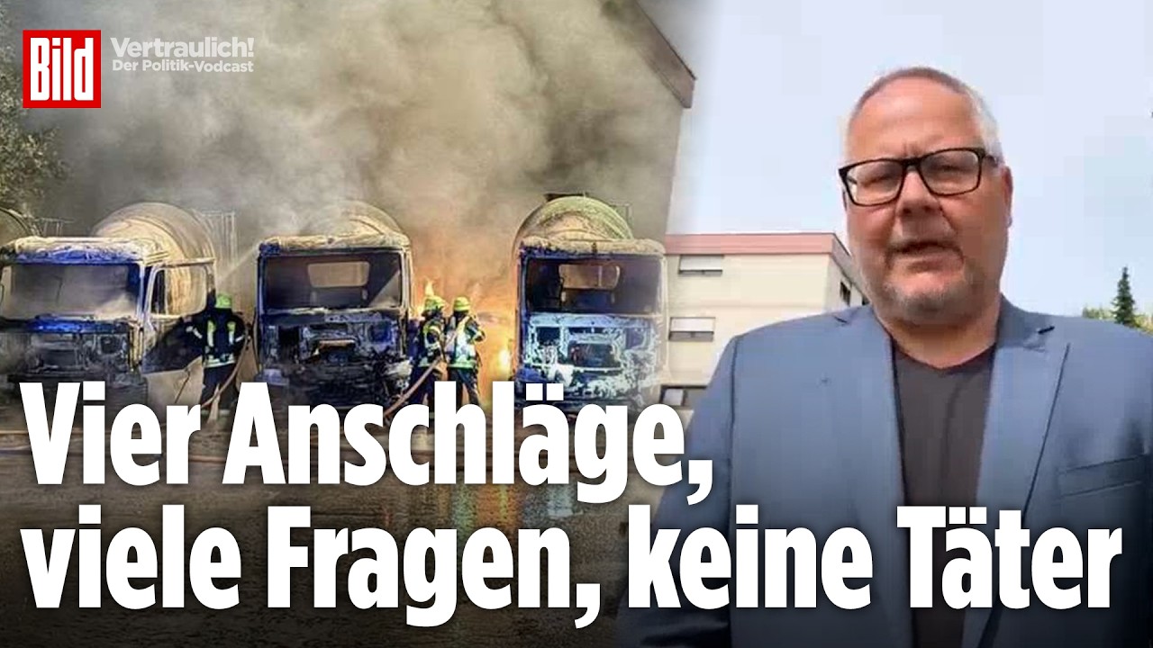 Vier Anschläge in drei Tagen: Waren es Linksextreme oder Russen-Agenten? | Vertraulich