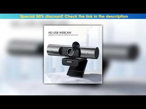 Unboxing A20M Web Cam USB Webcam 1080P Auto Focusing HiFi Speaker Noise Reduction Mic PC Camera for