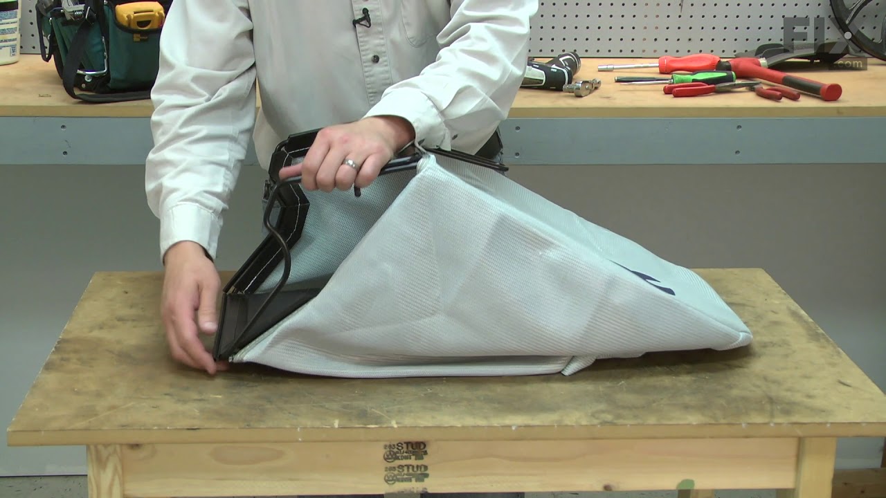 Replacing your Husqvarna Lawn Mower Grass Bag Assembly