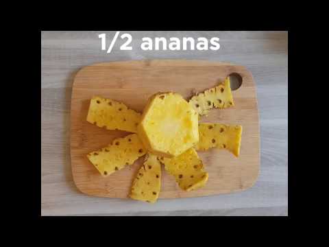 Recette Smoothie tropical ananas mangue