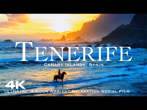 [4K] TENERIFE 2026 🇪🇸 4 Hour Drone Aerial Film of Canary Islands | Las Canarias Spain España